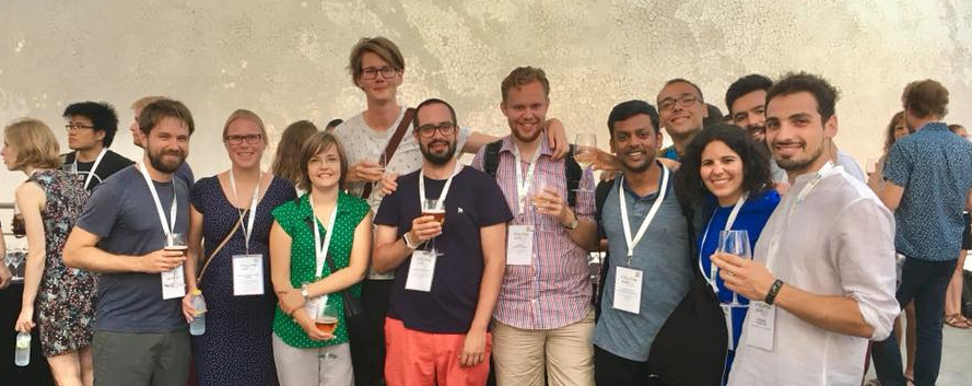 Some EUROYoung members at EURO2018 in Valencia, Spain